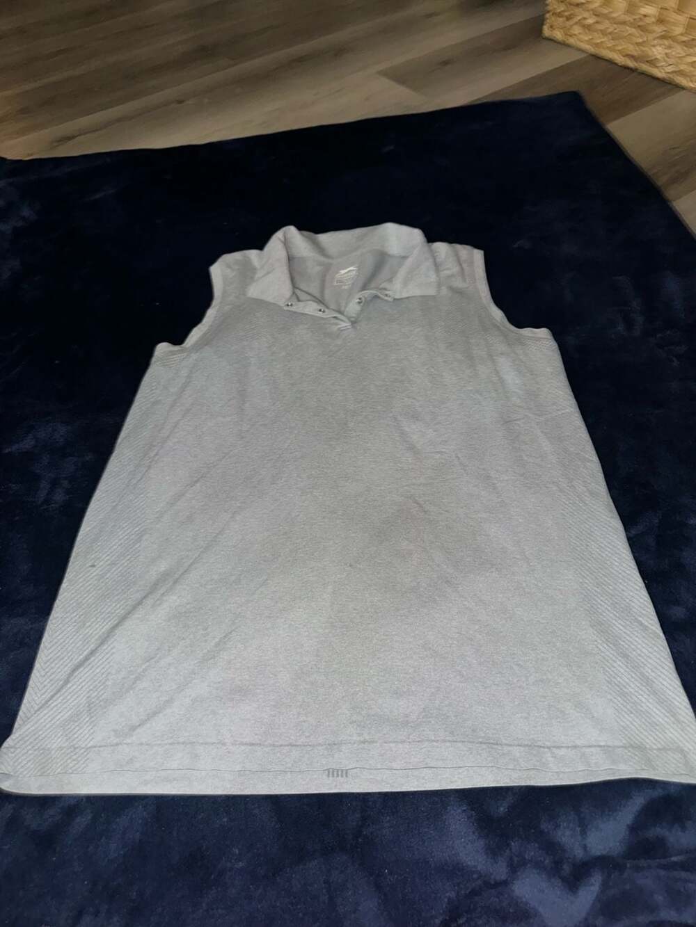 Slazenger Golf Sleeveless Polo Size XL Gray